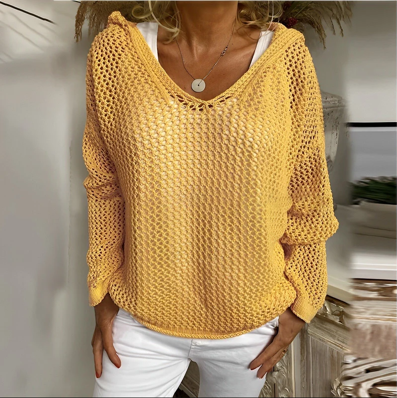 Melissa - comfortable knitted hoodie