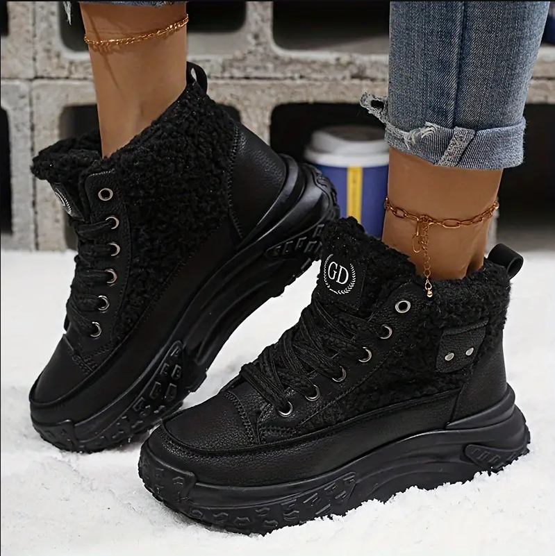 Cosy - fleece-lined snowboots for casual winter style for women