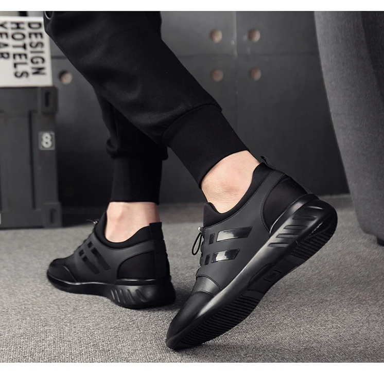 Comfortable orthopedic premium men's shoe made of leather