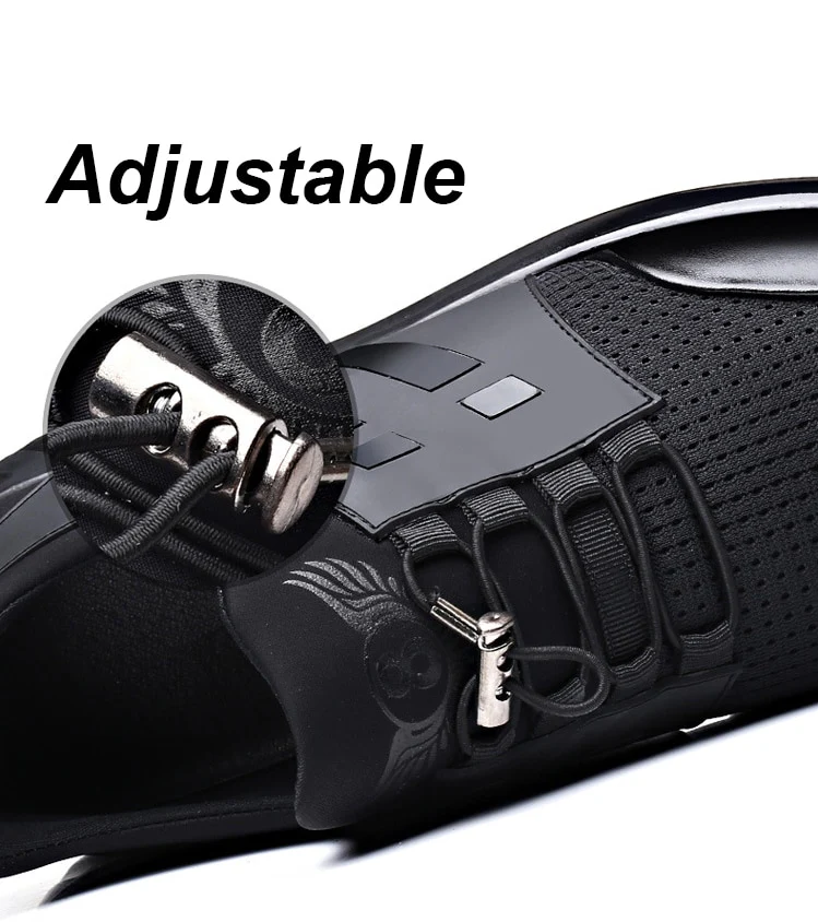 Comfortable orthopedic premium men's shoe made of leather