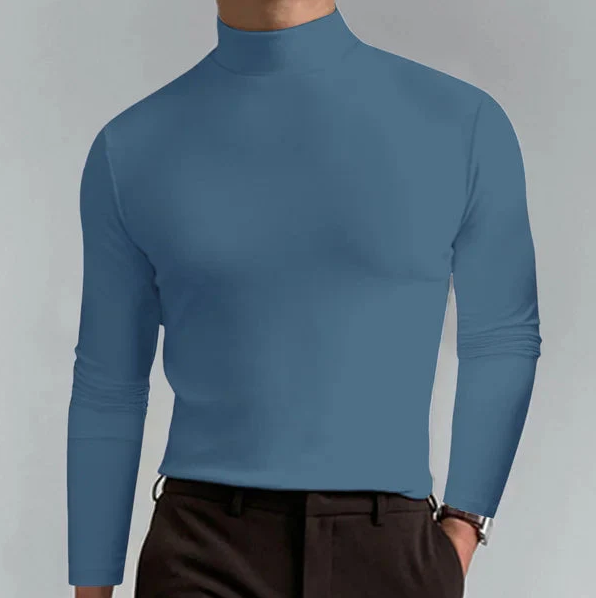 Slim-fit turtleneck with long sleeves - Oliver