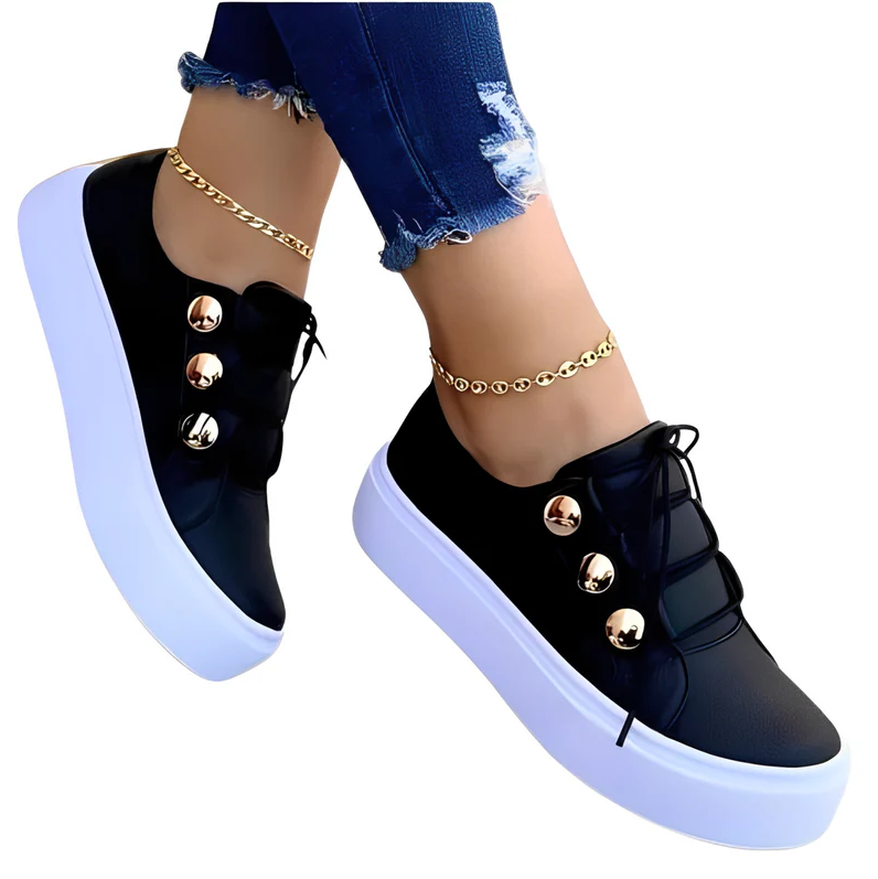Alyssa – canvas platform sneakers