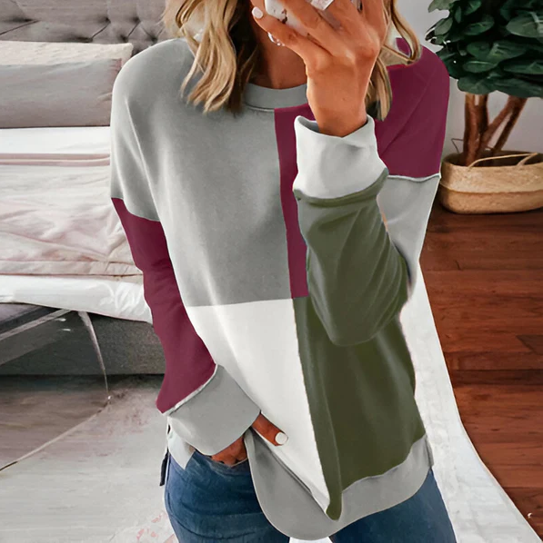 Daphne | vibrant tie-dye long sleeve top