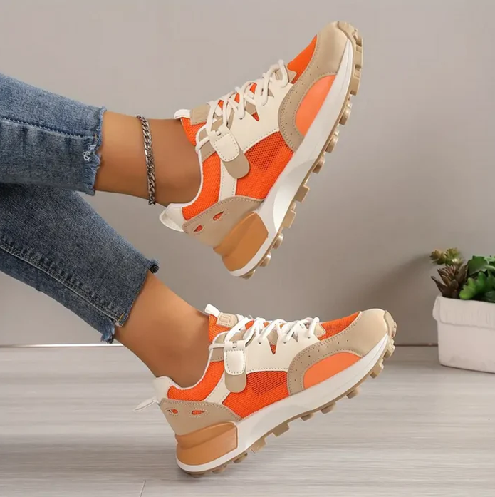 Dolores - women's sneakers in color block design