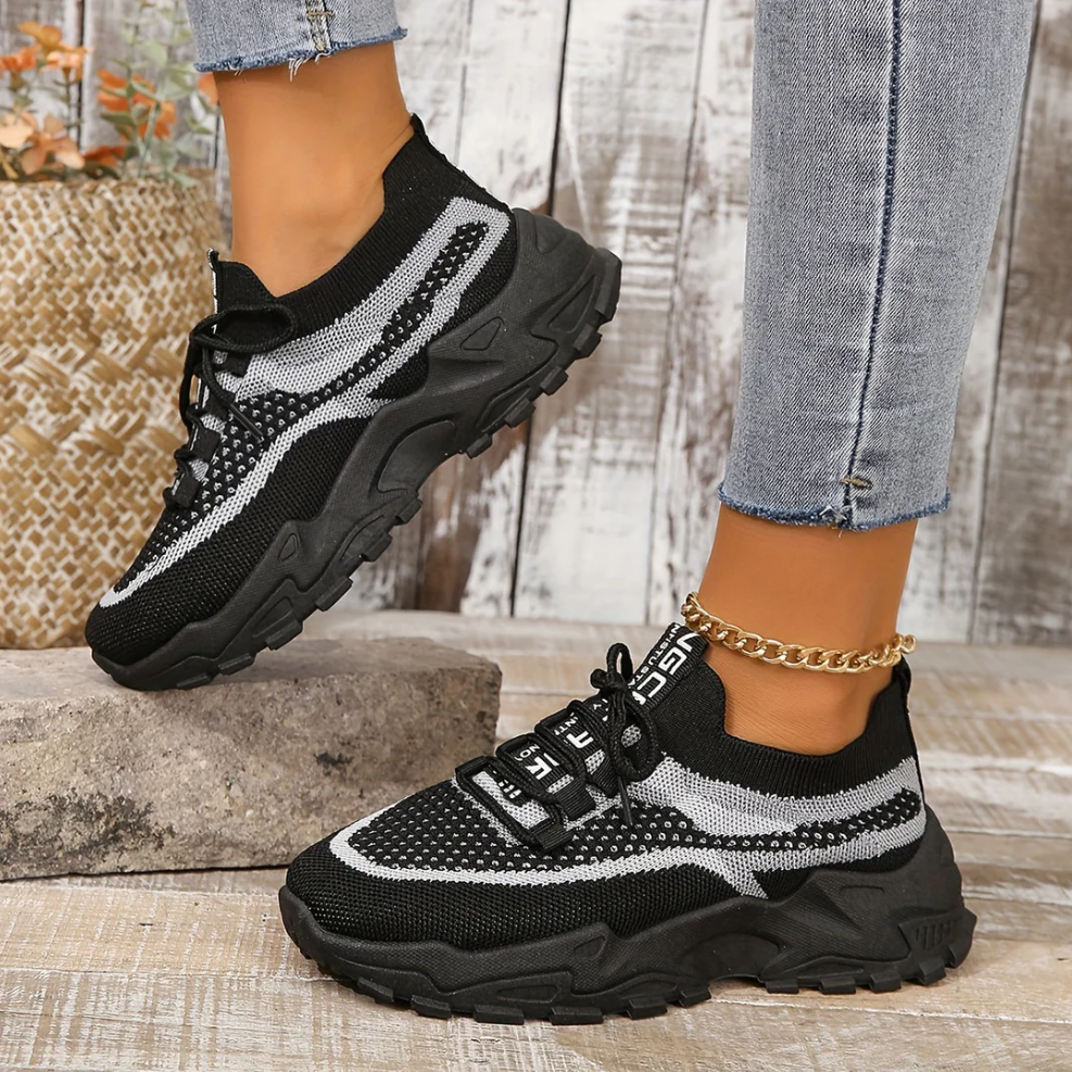 Breathable mesh trainers for women