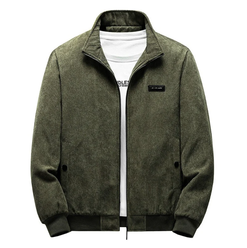 Roger - retro corduroy jacket with cozy sherpa lining
