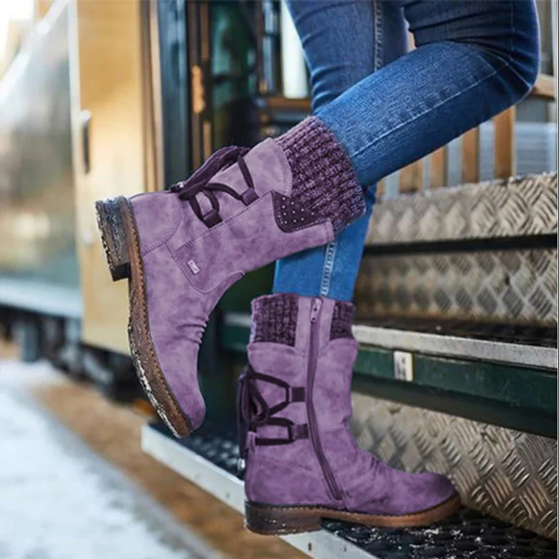 Stylish warm winter boots for women