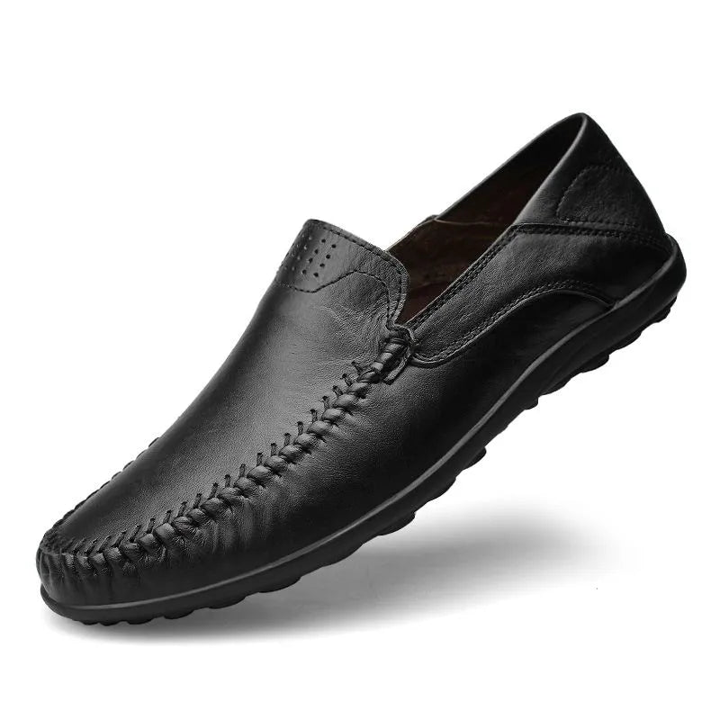 Men's loafers made of genuine Italian leather