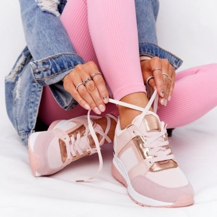 Ergonomic designer sneakers for women