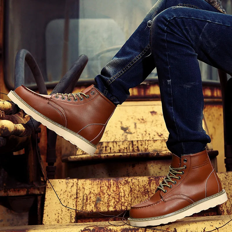 Retro winter boots for men | warm & robust