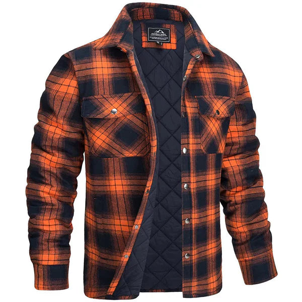 Darius - men's lumberjack jacket in a checked design