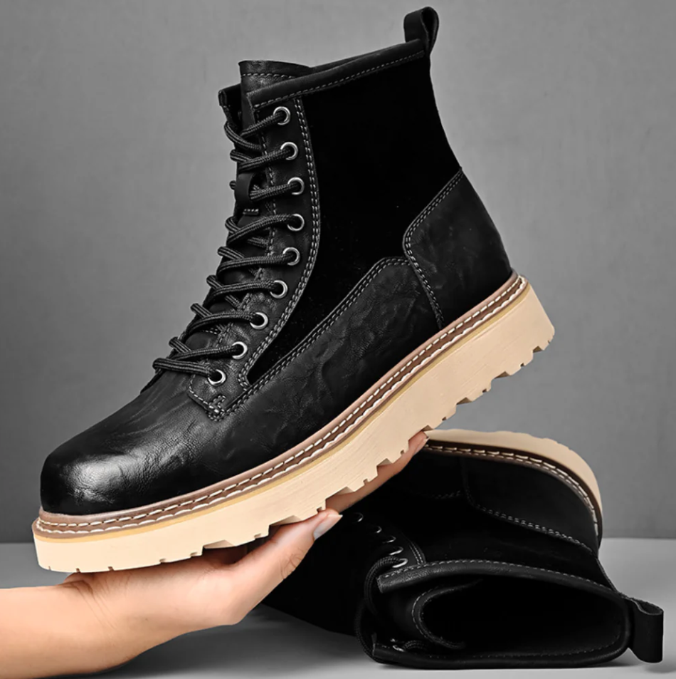 High quality and stylish leather men's boots