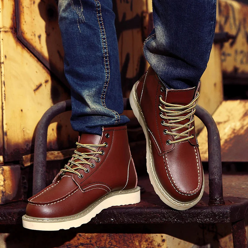 Retro winter boots for men | warm & robust