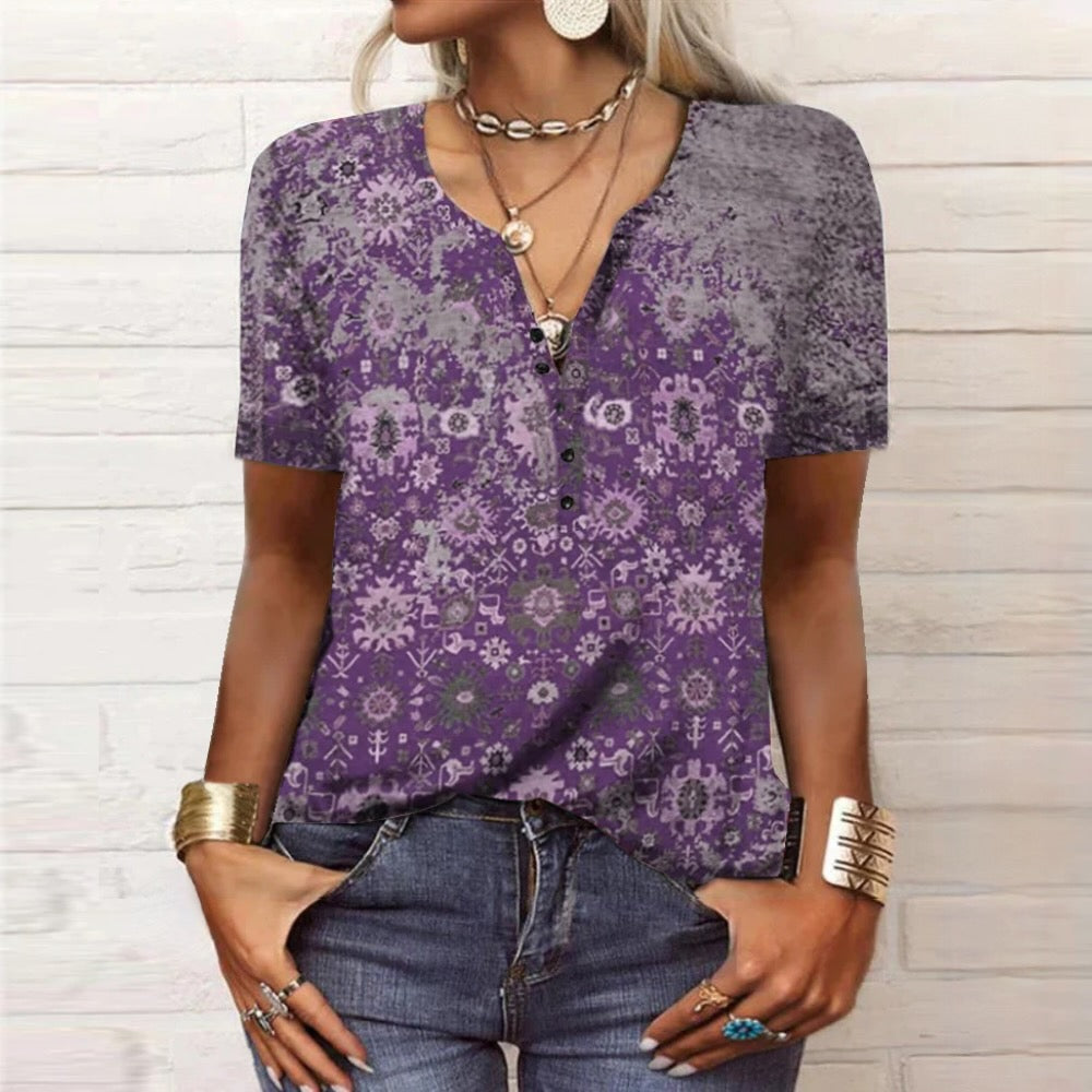 Gail - elegant summer blouse