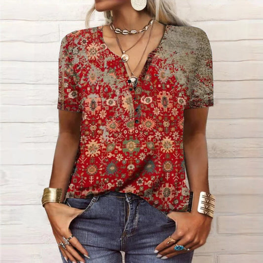 Gail - elegant summer blouse