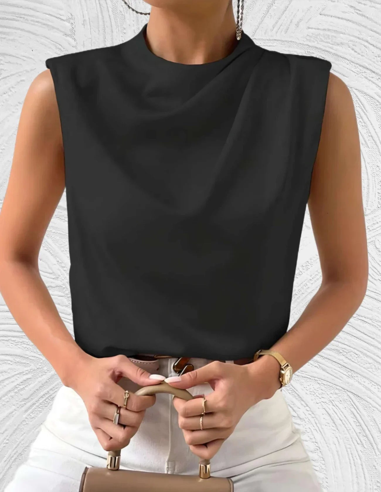 Mairead – elegant sleeveless blouse