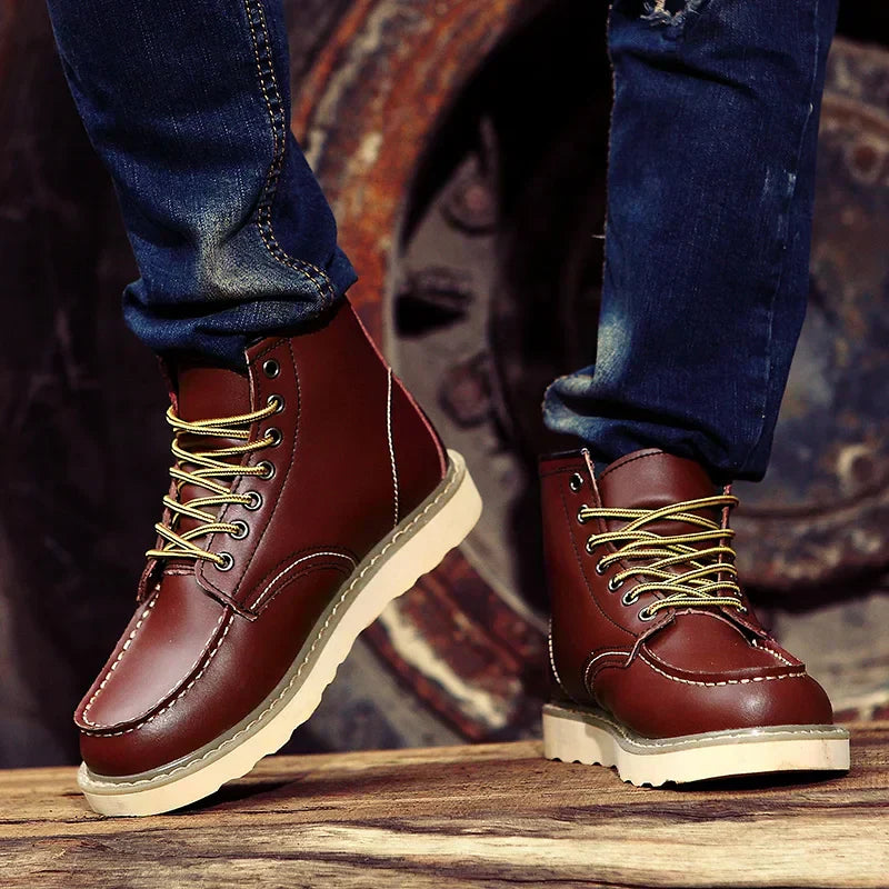 Retro winter boots for men | warm & robust
