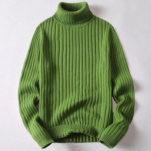 Men's merino wool turtleneck - Wyatt