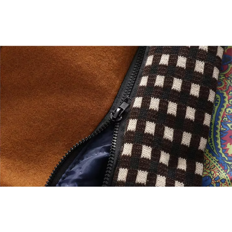 Men's winter coat - warm and stylish with stand-up collar