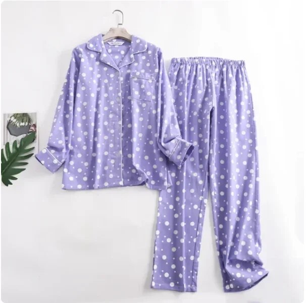 Comfortable women's pajama set with vibrant patterns Two-piece