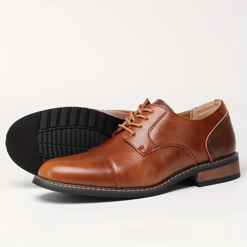 Harrison - sturdy vintage derby shoes for men