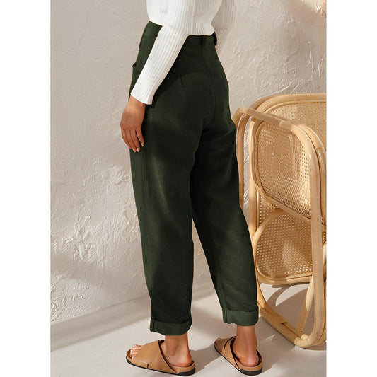 Ingrid - fashionable corduroy pants