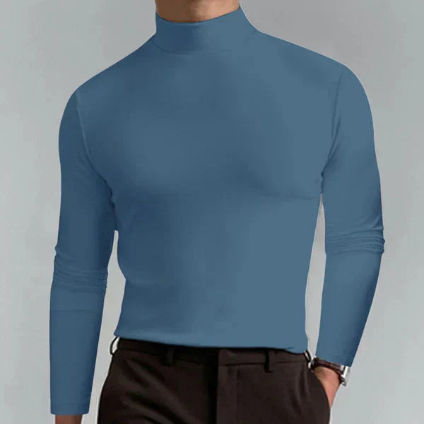 Oliver - long sleeve turtleneck sweater with slim fit