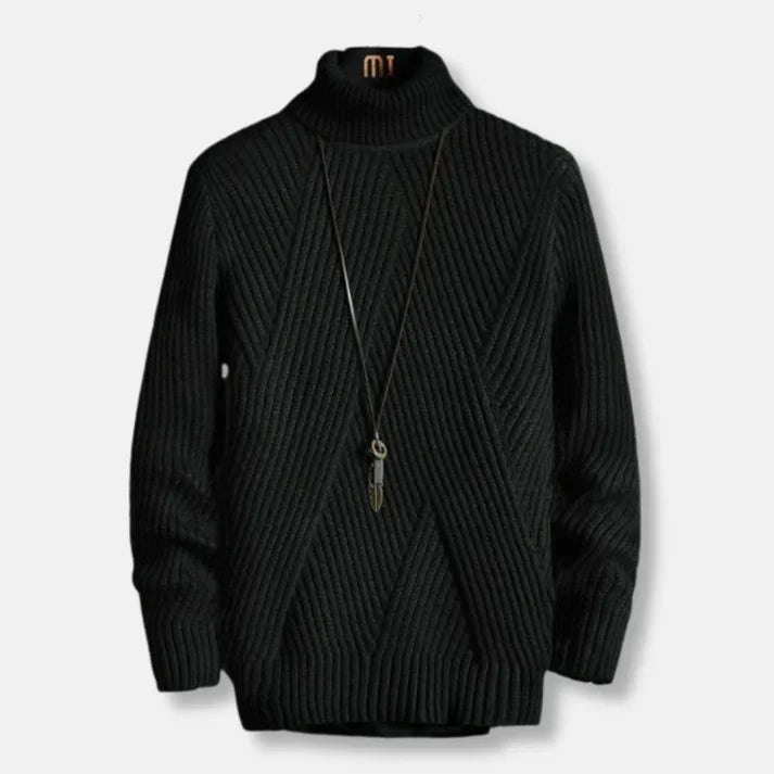 Titan turtleneck - stylish knitted men's sweater