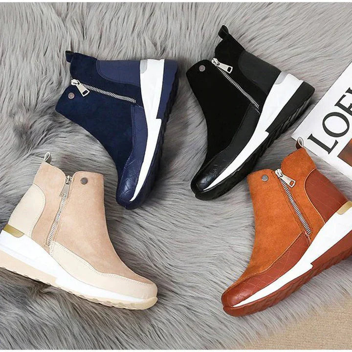 Comfortable waterproof women's ankle boots