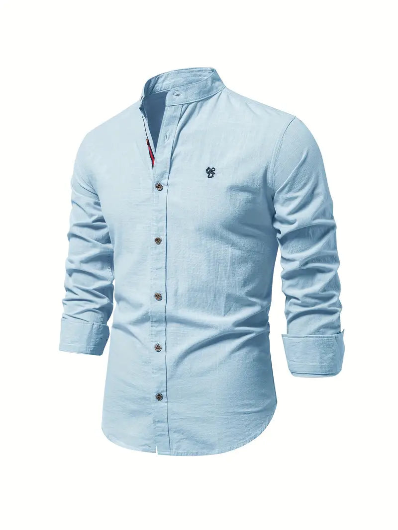 Benjamin - long-sleeved shirt with buttons for spring