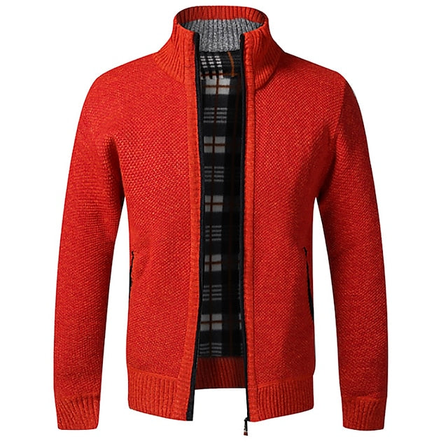Alfard Polo - stylish zipper knitted sweater for men (Italian design)