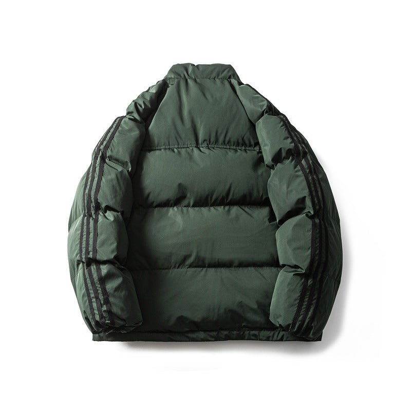 Judy -warm striped cotton jacket for men