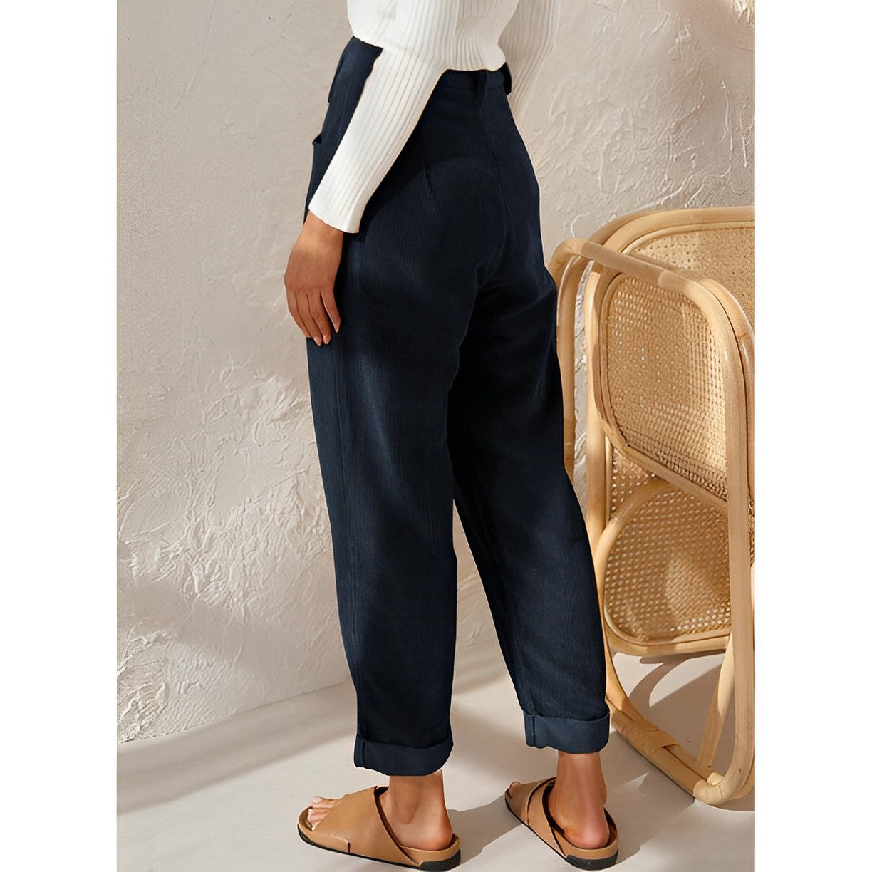 Ingrid - fashionable corduroy pants