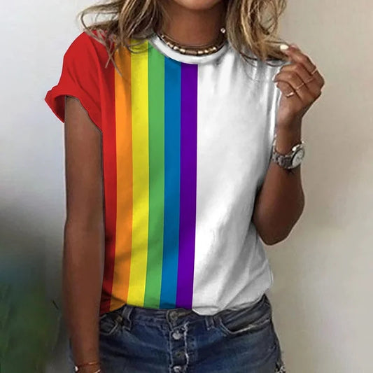 Nettie - pride rainbow shirt