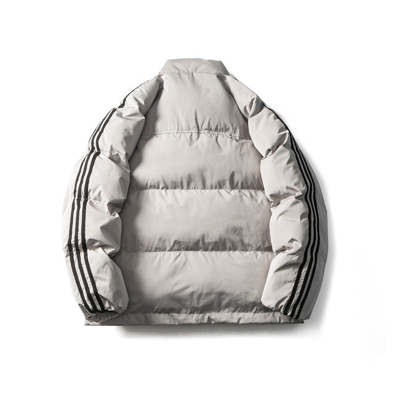 Judy -warm striped cotton jacket for men