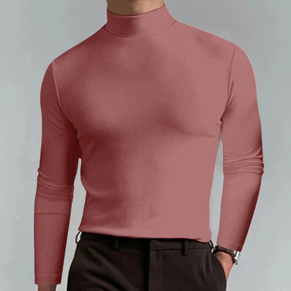 Oliver - long sleeve turtleneck sweater with slim fit