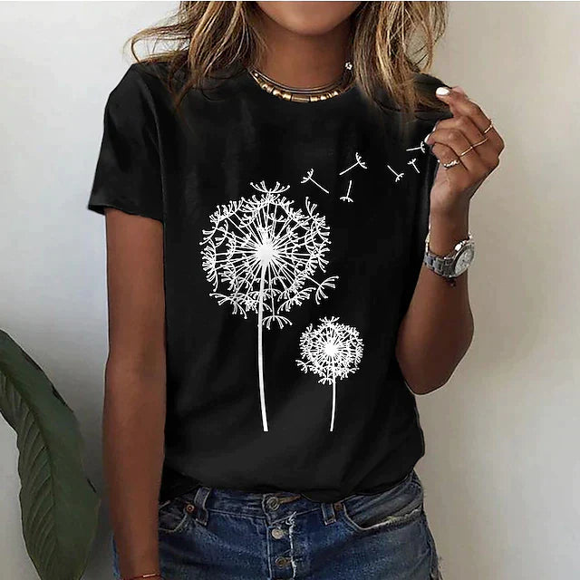 Cece - elegant dandelion shirt