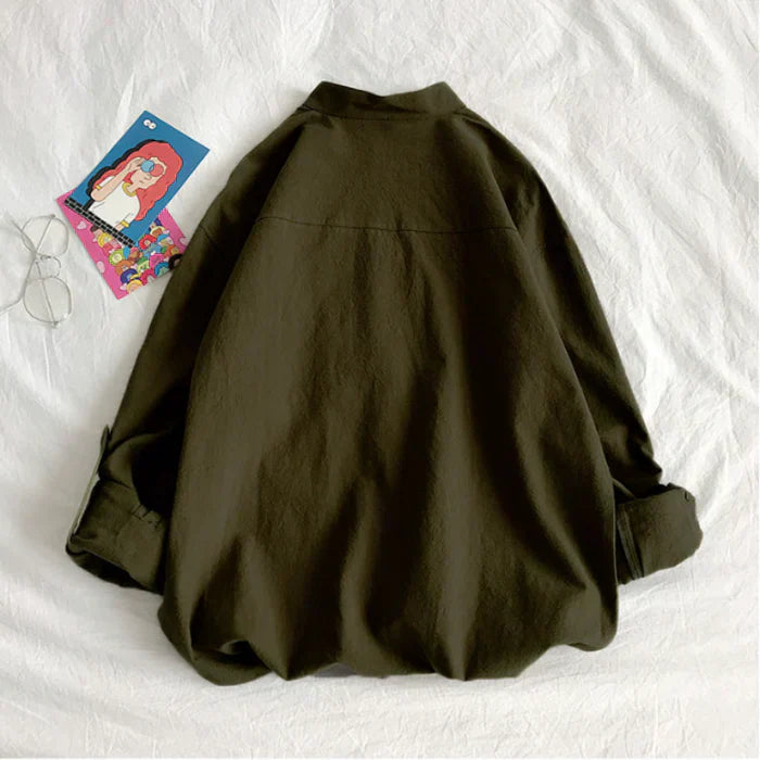 Barnaby - spring blouse with chest pocket