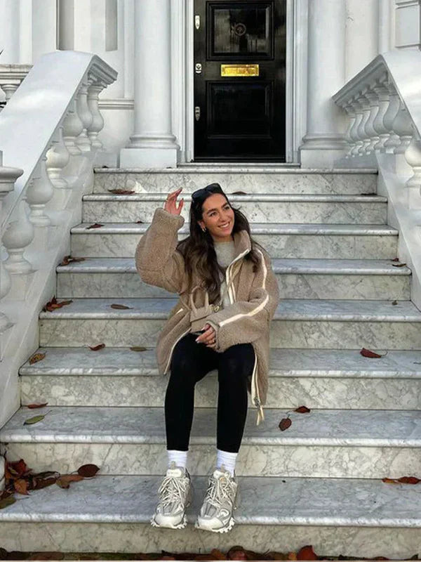 Dixie - lambswool coat for women