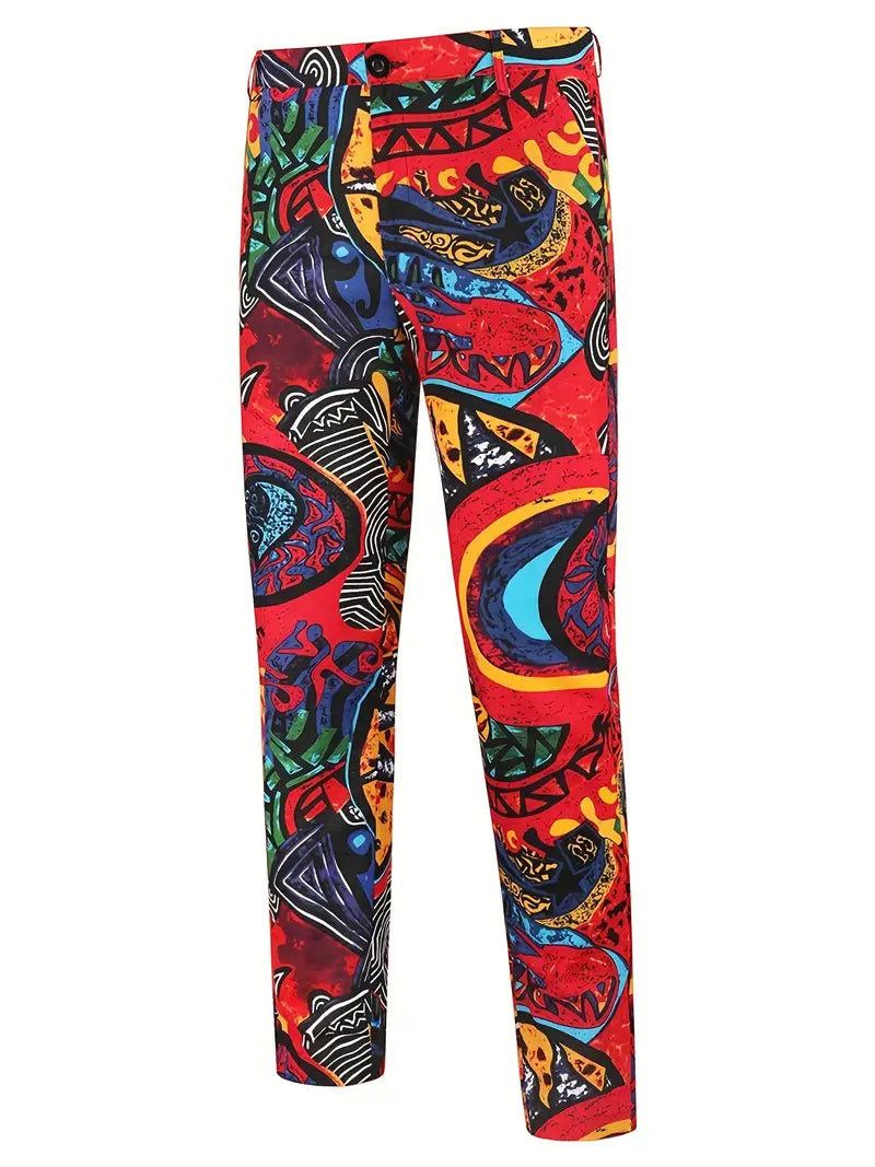 Blazer with lapel and trousers business suit for casual occasions