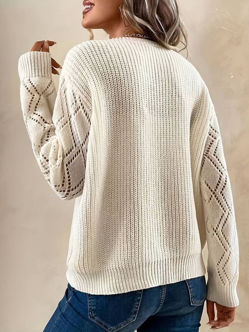 Eudora - casual sweater with long sleeves