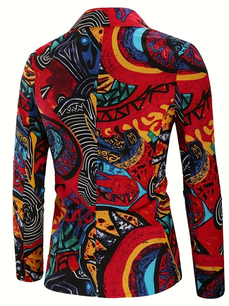 Blazer with lapel and trousers business suit for casual occasions