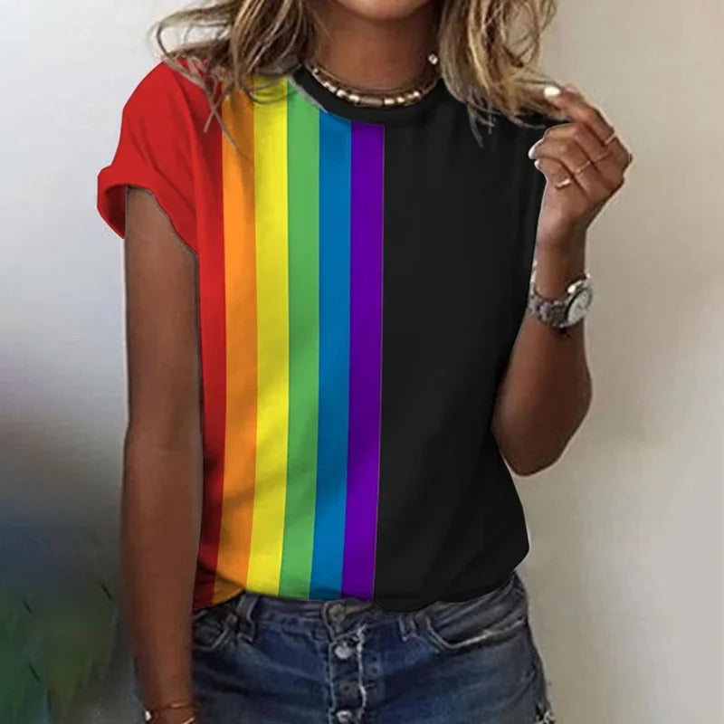 Nettie - pride rainbow shirt