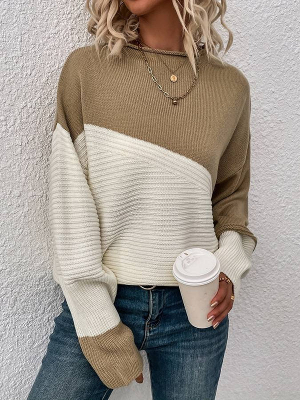 Heather - color block sweater