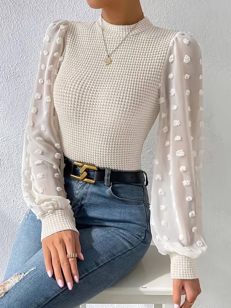 Chic crochet blouse for women