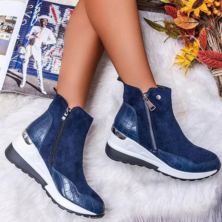 Comfortable waterproof women's ankle boots