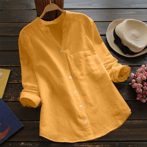 Dana - lightweight linen shirt for women in summer style