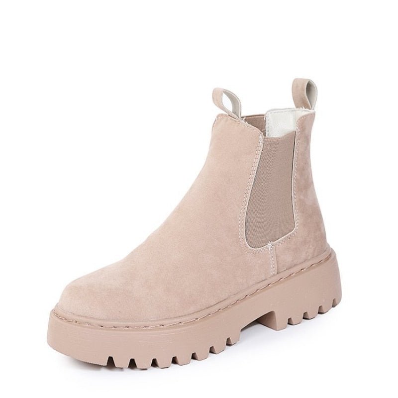 Jacqueline - think-sole platform boots