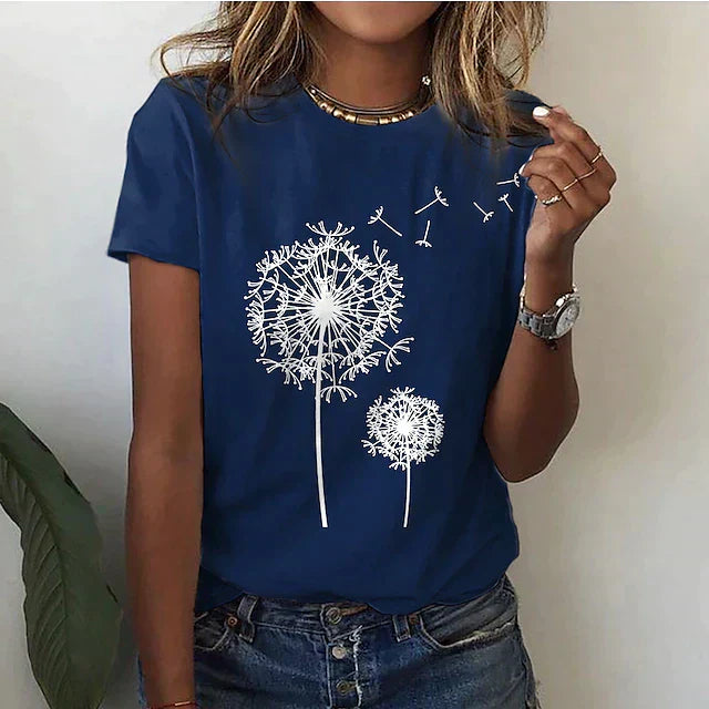 Cece - elegant dandelion shirt