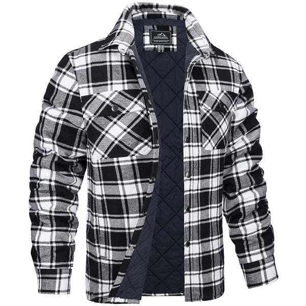 Darius - men's lumberjack jacket in a checked design